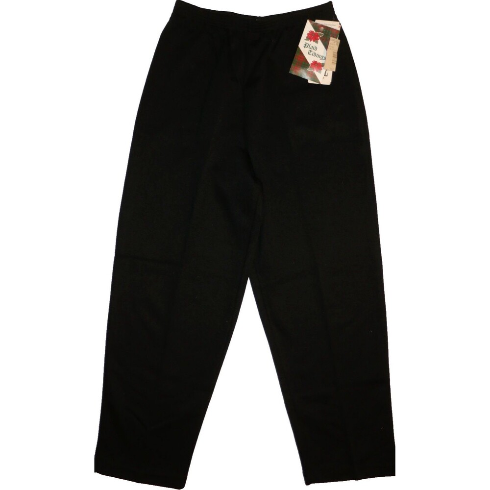 Cricket Lane Black Elastic Waist Pull On Lounge Pants Size 12 NWT